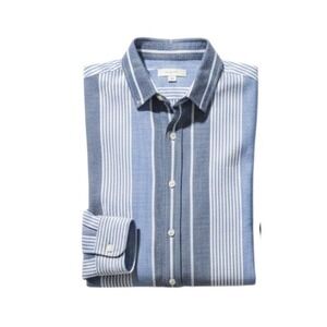 Bonobos Button-Down Shirt Mens Small Blue & White Striped Long Sleeve standard